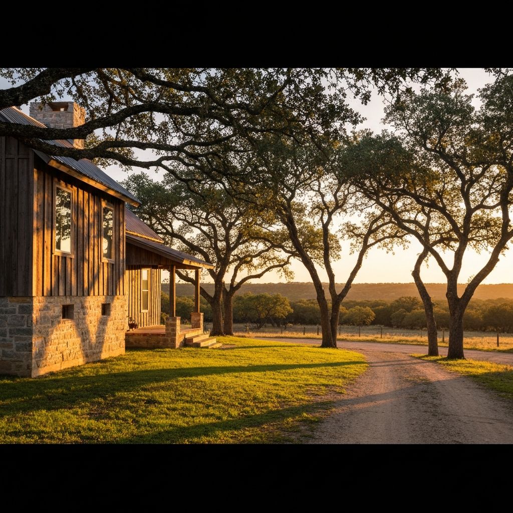 Custom ranch home in Texas Hill Country